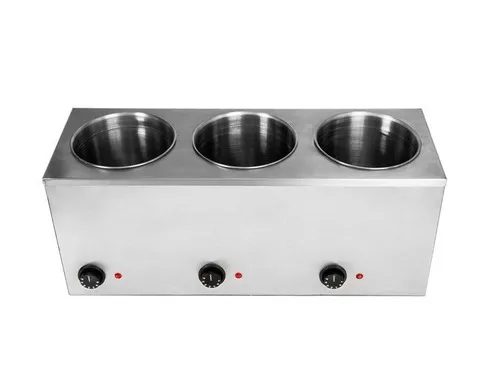 Mantenedor De Salsas Caliente 3 Cilindros De 4 Lts C/u Speed