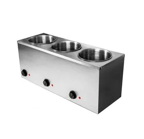 Mantenedor De Salsas Caliente 3 Cilindros De 4 Lts C/u Speed