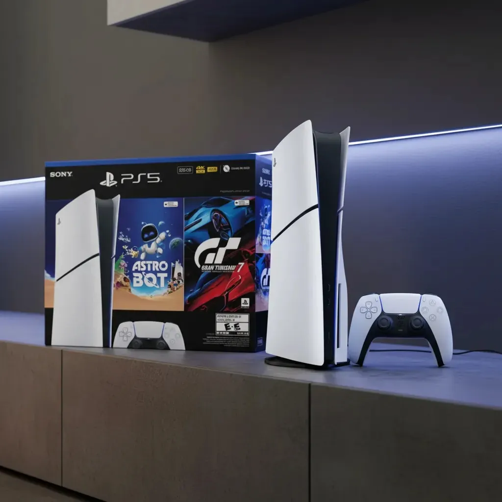 Consola Ps5 Digital + Juegos Astro Bot + Gran Turismo 7 Playstation