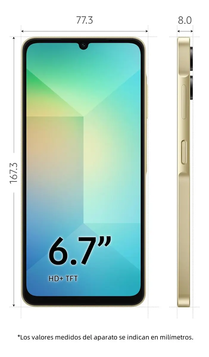 Celular Samsung Galaxy A06 4gb Ram 128 Gb Rom Nfc Color Dorado(gold)