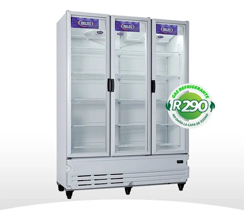 Heladera Exhibidora Vertical Inelro Mt 42 3 Puertas (1168 Lts)