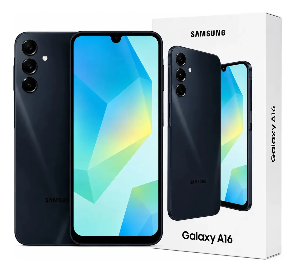 Celular Samsung Galaxy A16 128gb 4gb Ram Pantalla 6.6'' Hd+ Triple Cámara 50mp Android 14 Batería 5000mah 4g Lte Negro