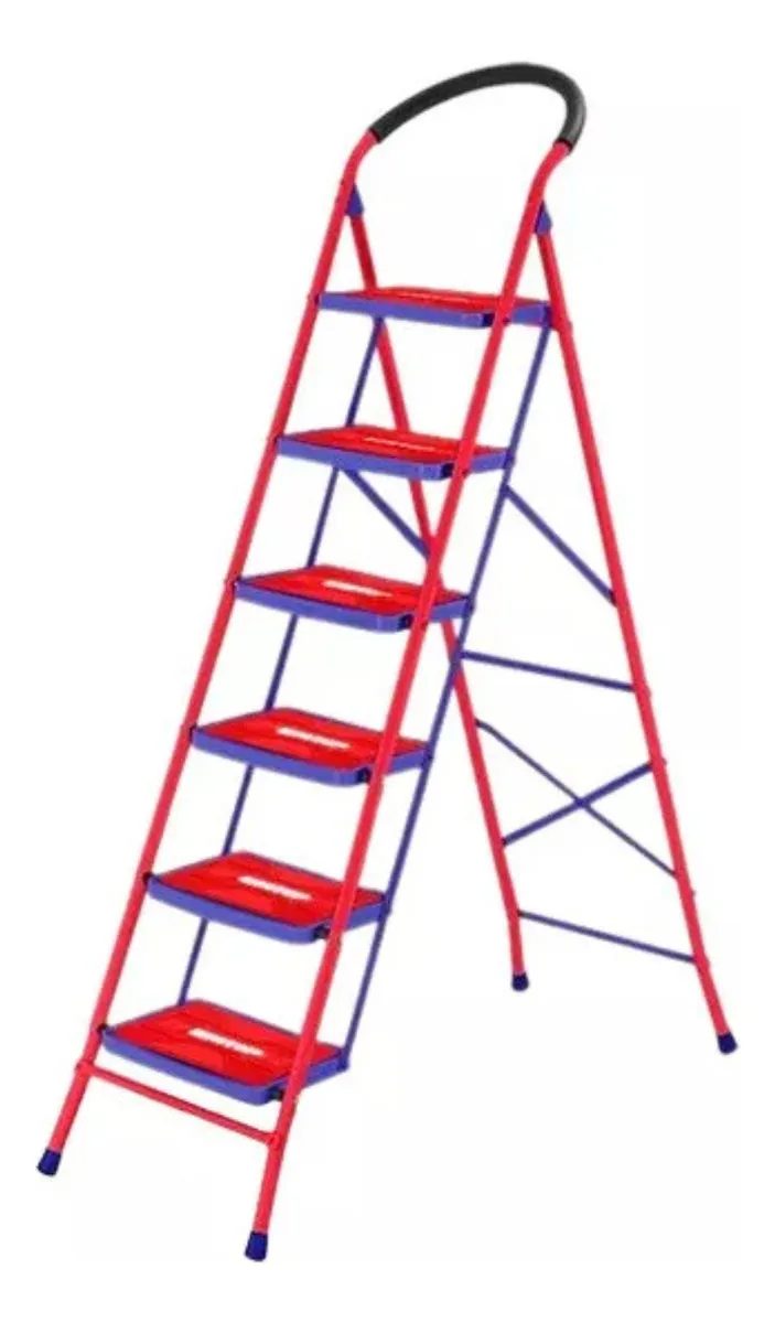 ESCALERA DE ACERO 6 ESCALONES EMTOP EMTESLR1061