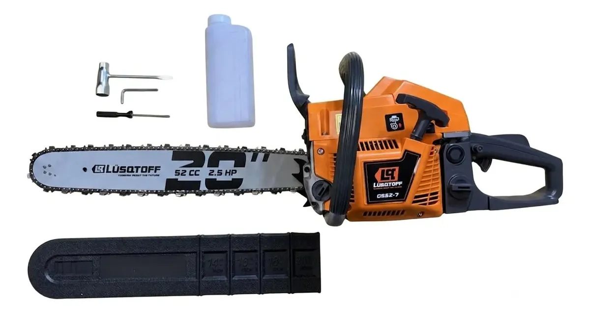 Motosierra Naftera Lusqtoff 52cc Gs52-7 Espada 20 2.5h Naranja