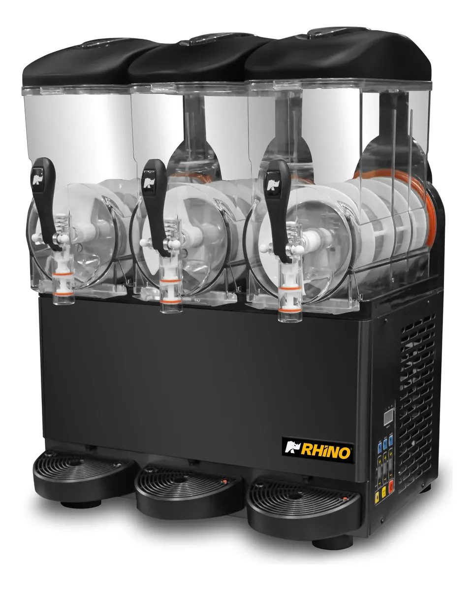 Máquina Granizadora Rhino 3 Tanques Magra-3t Negro