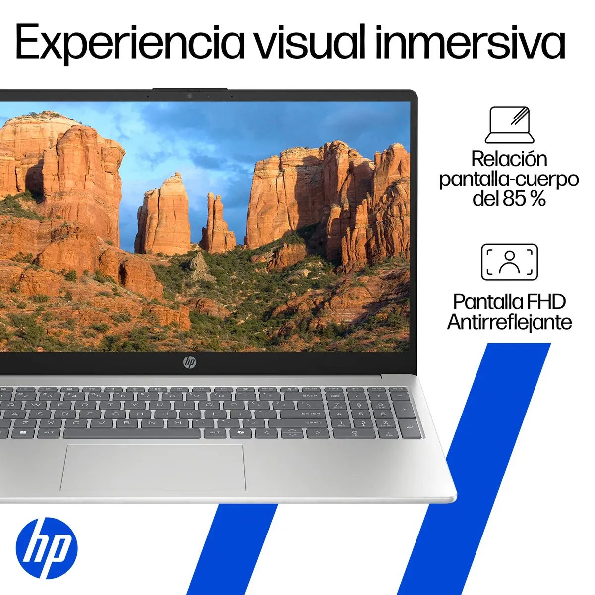Notebook HP 15-fd0331la Intel Core 3 8GB RAM 512GB SSD 15,6" FHD Windows 11 Home