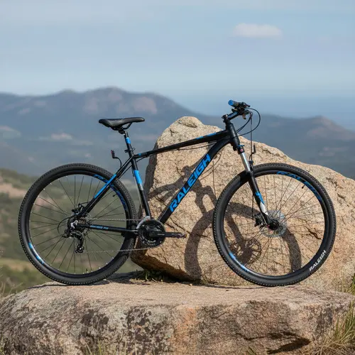 Bicicleta Mountain Bike Raleigh Mojave 2.0 Rodado 29 Color Negro/Azul Tamaño del cuadro 19