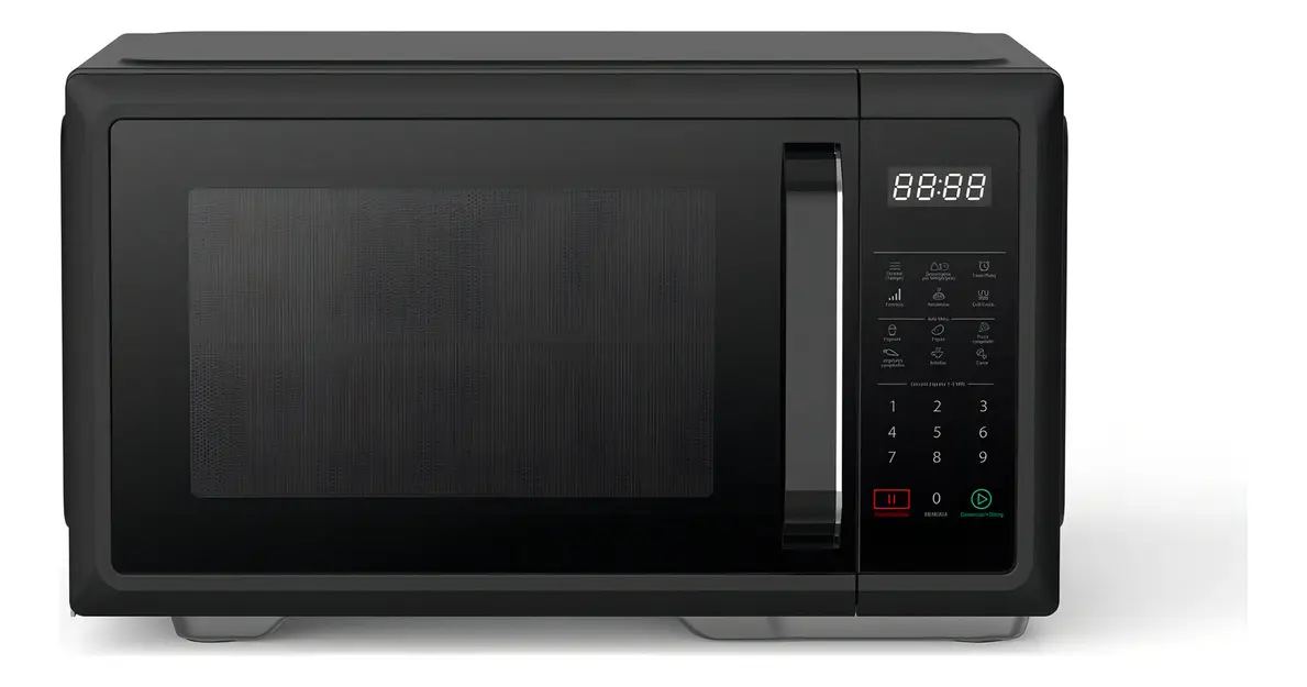 Microondas Digital Atma 28l Con Grill Negro Matdgb28uap