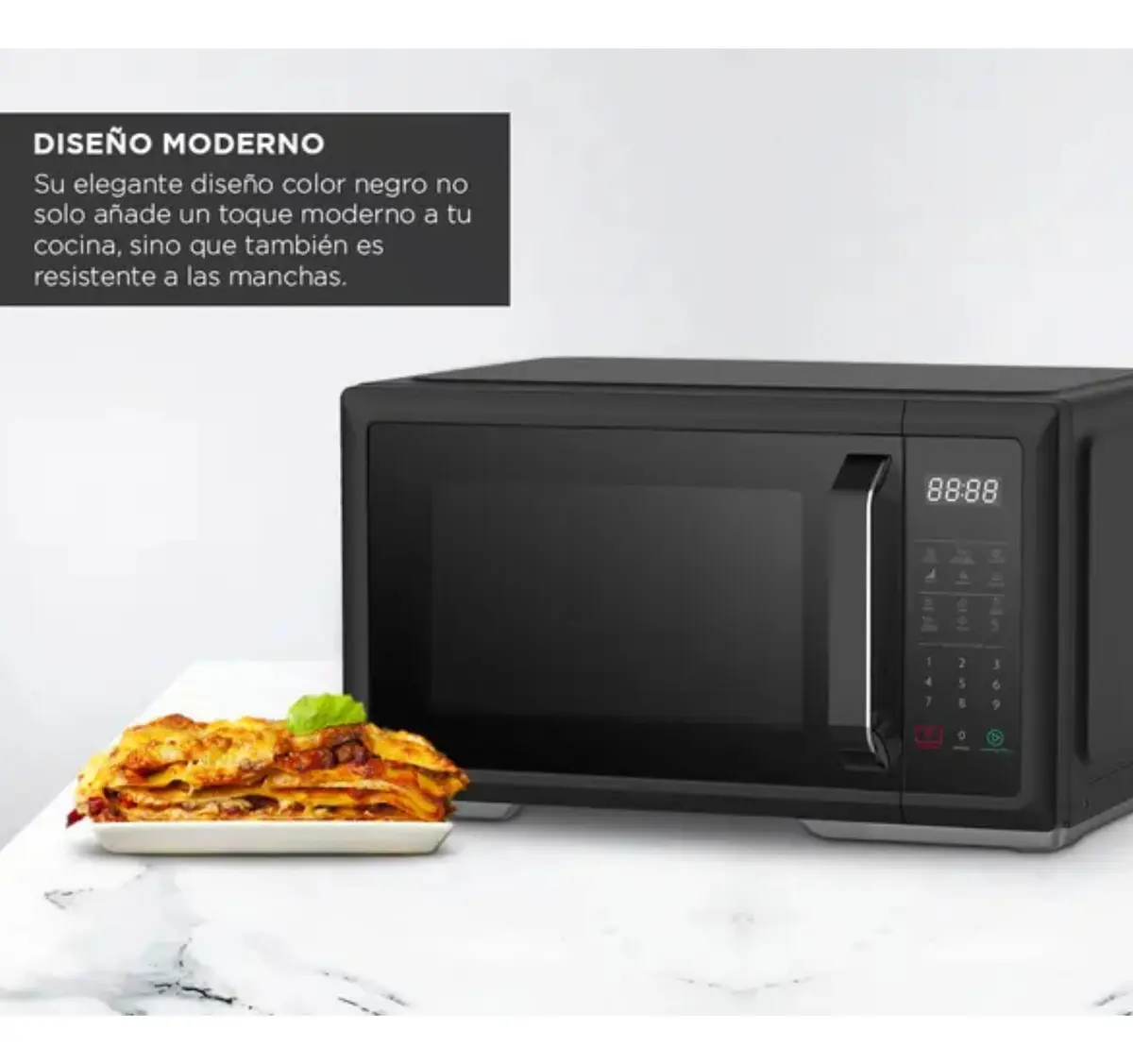 Microondas Digital Atma 28l Con Grill Negro Matdgb28uap