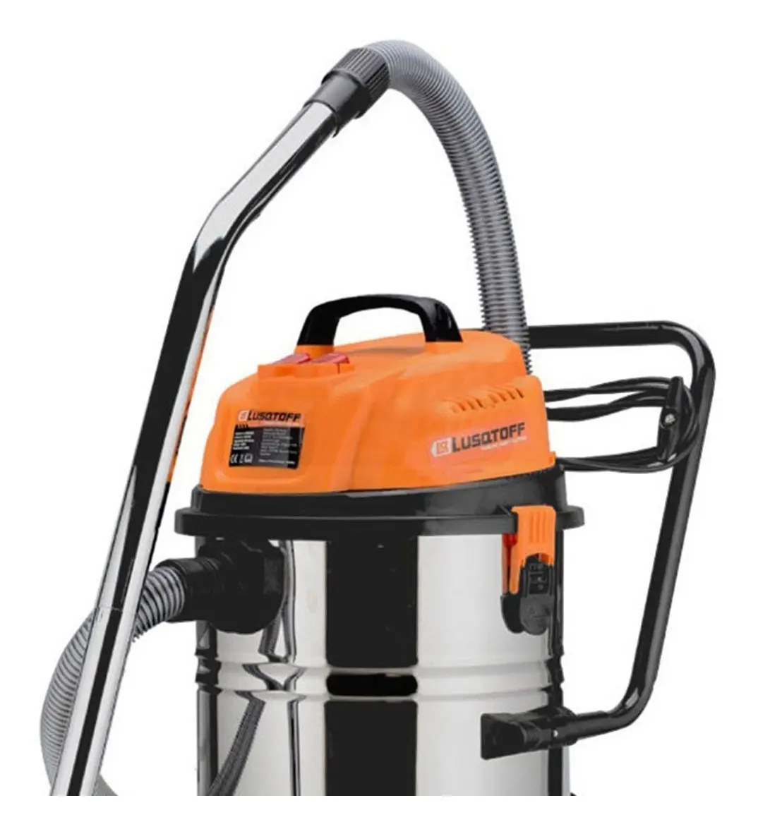 Aspiradora Industrial De Tacho Robusta Lusqtoff 60 Lt 2400w