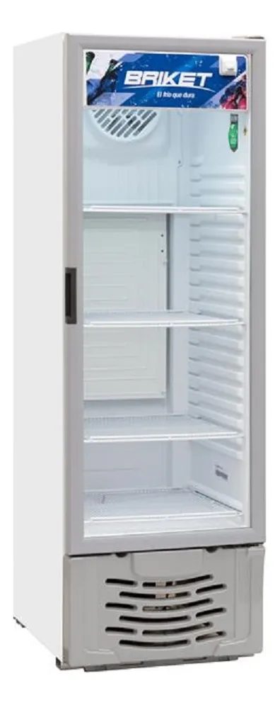 Heladera Exhibidora Vertical Briket Master 3000 293 Lts