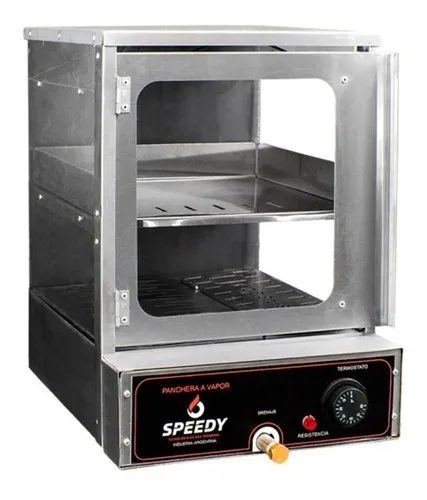 Panchera A Vapor Speedy 30 Super Panchos 20 Panes Acero Inox