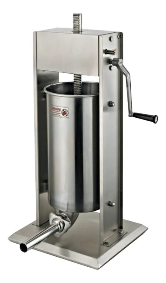 Embutidora Vertical 15 Lts Moretti Fillerpro-15 Acero Inox.
