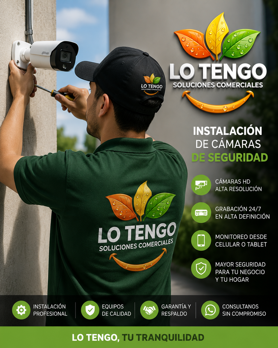 Cámaras De Seguridad + Instalación