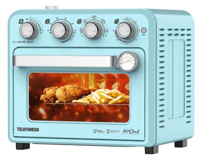 Freidora de Aire y Vapor con Horno Telefunken AeroFryer 180 ST 18 Litros – Color Agua