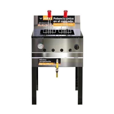 Freidora Industrial a gas de 35 Litros Potenciada Marca Morelli Modelo F 35