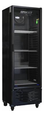 Heladera Exhibidora Negra MASTER 4330BLACK (417 Litros)