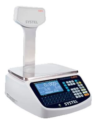 Balanza Comercial Systel Cuora Max ST 30kg Mastil Ticket Digital USB Software PC Reportes