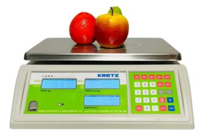Balanza Comercial Kretz Lura 30 Kg Visor Bajo Sin Mastil
