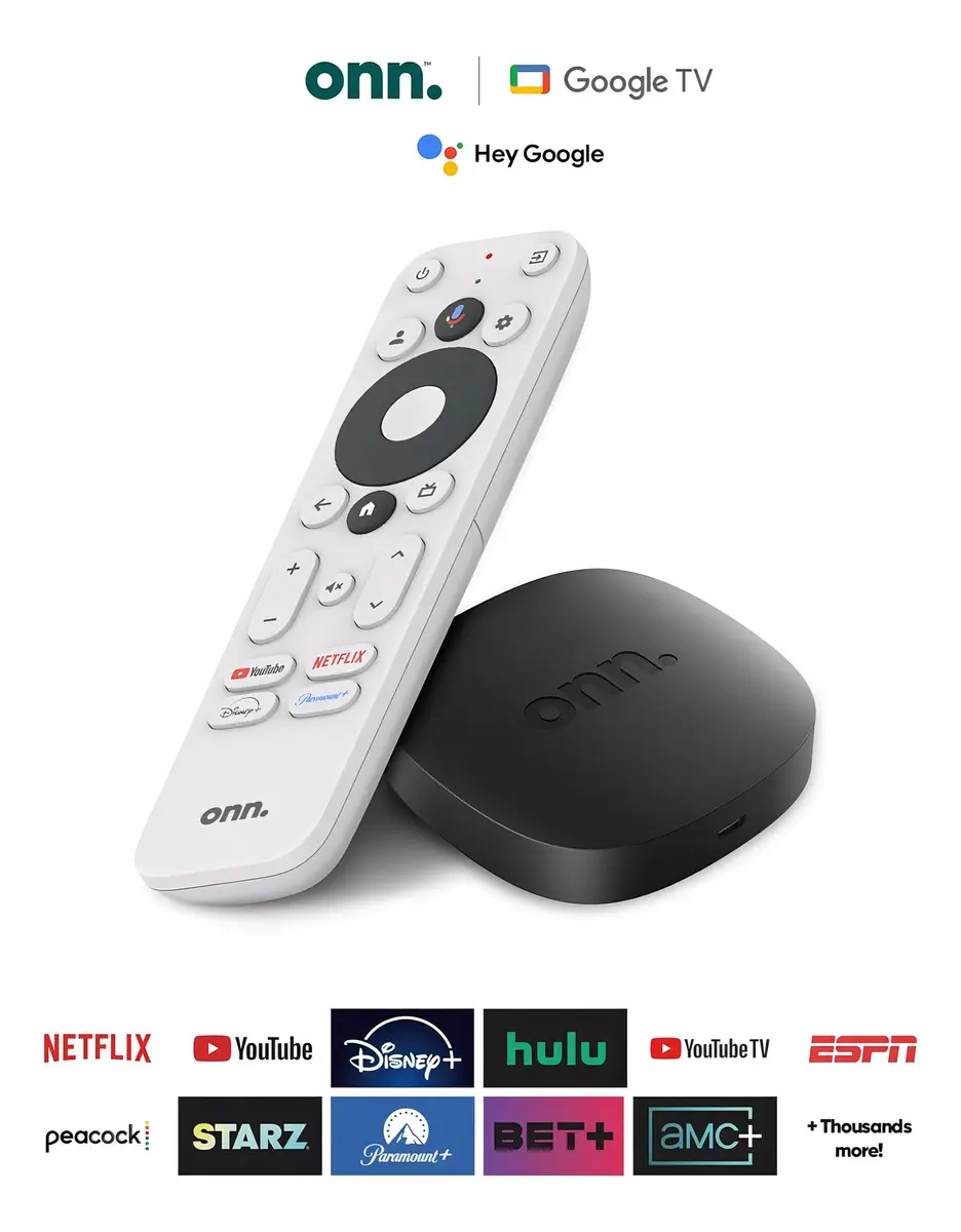 Watch Onn Google Tv 4k UHD Streaming Color Negro Control Remoto De Voz