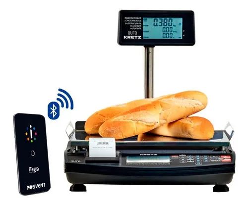 Balanza Kretz Aura 30 Kg Con Impresor Ticket Bateria 16 Hs