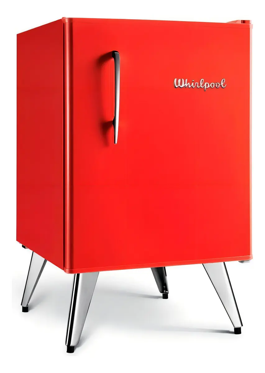 Heladera Minibar Vintage con compresor a gas WRA09R3 Roja 76 Litros