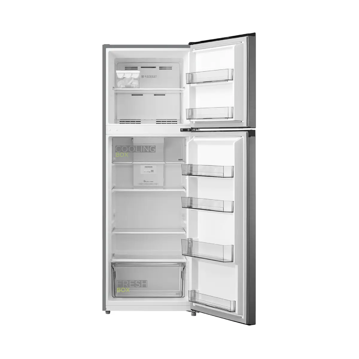 Heladera Inverter Midea Inox Top Mount 266 L