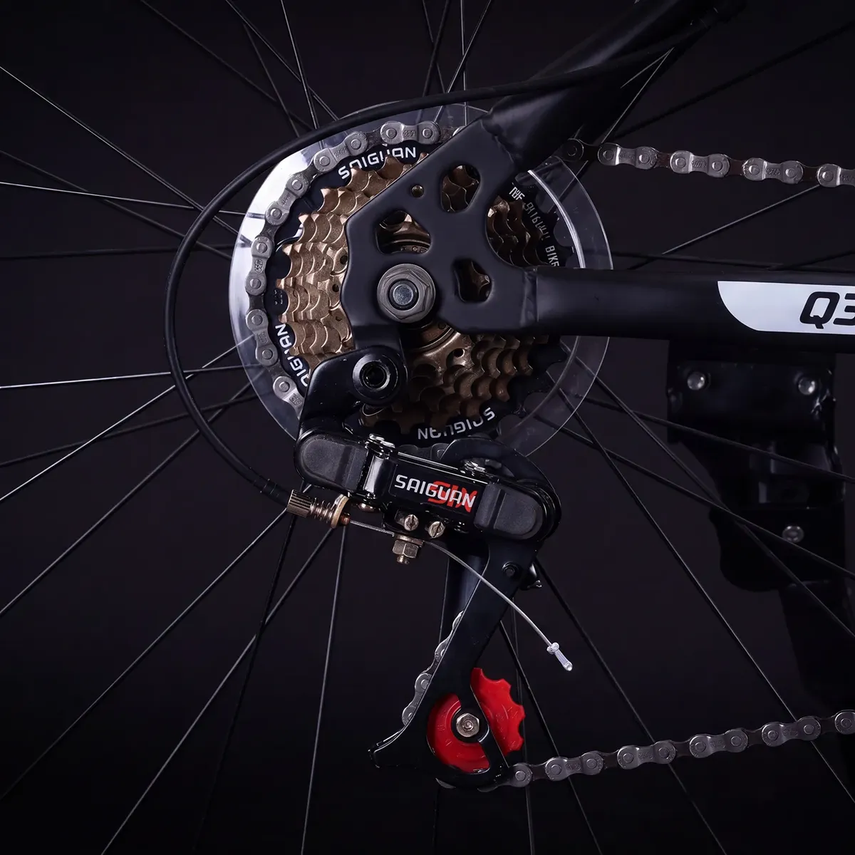 Bicicleta Mtb Overtech R29 Q3 C/suspensión 21 Velocidades 6x