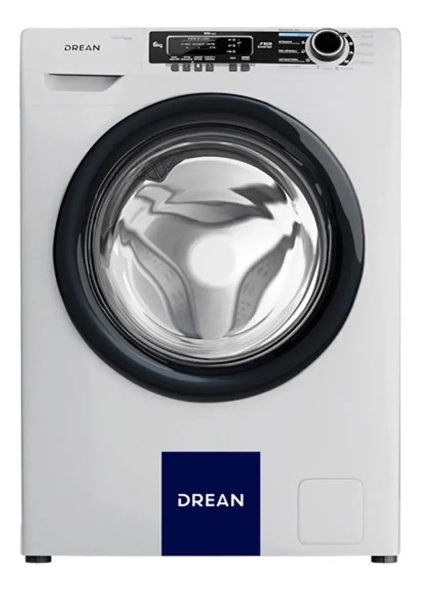 Lavarropas Carga Frontal 6 Kg Blanco Drean Lfdr0606lb0