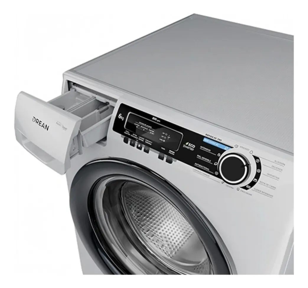 Lavarropas Carga Frontal 6 Kg Blanco Drean Lfdr0606lb0