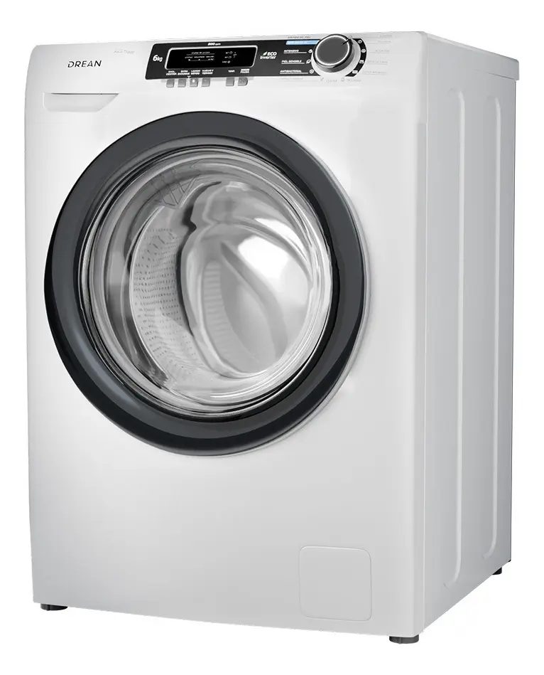 Lavarropas Carga Frontal 6 Kg Blanco Drean Lfdr0606lb0