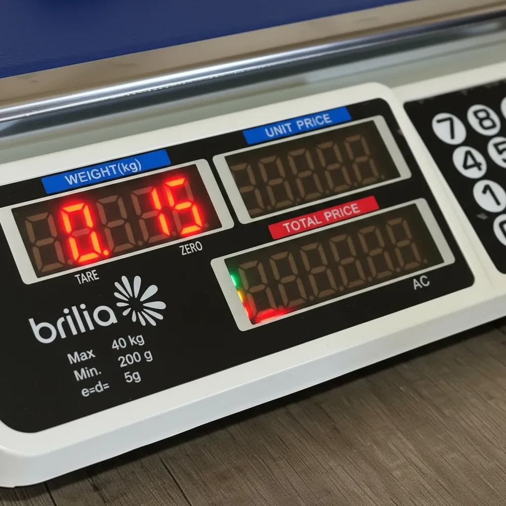 Balanza 40kg Brilla Recargable