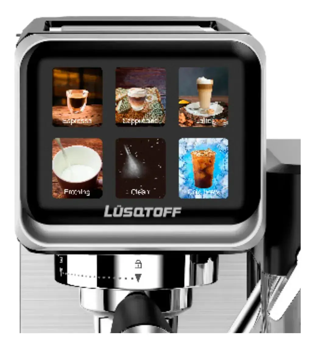 Cafetera express Lüsqtoff LQ-EX010 con adap cápsulas