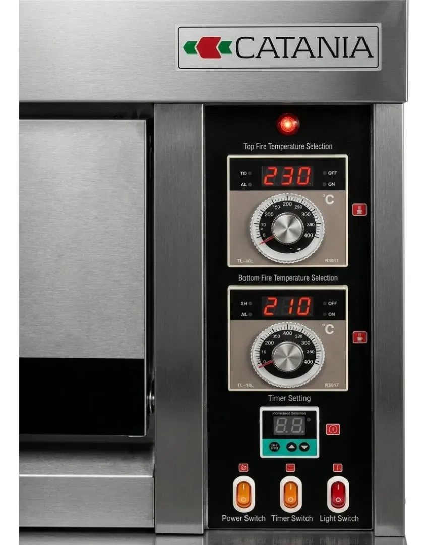 HORNO DE PISO REFRACTARIO ELECTRICO 60X40 6,5KW 220V CATANIA FKB-1